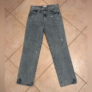 Pistola Hogh Rise Light Blue Distressed Denim Jeans 28
